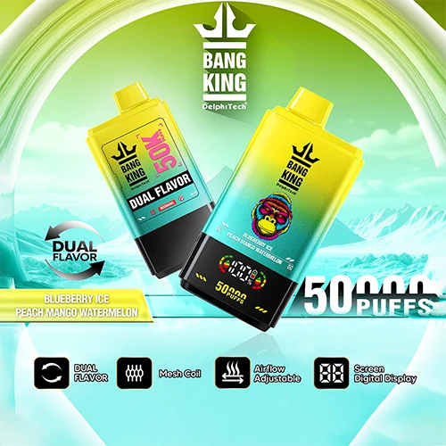 Bang King 50000 Puffs 50k Double Flavor Disposable