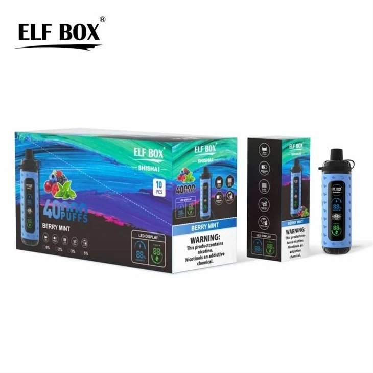 ELF BOX SHISHA MAX40000 Puffs Vape best