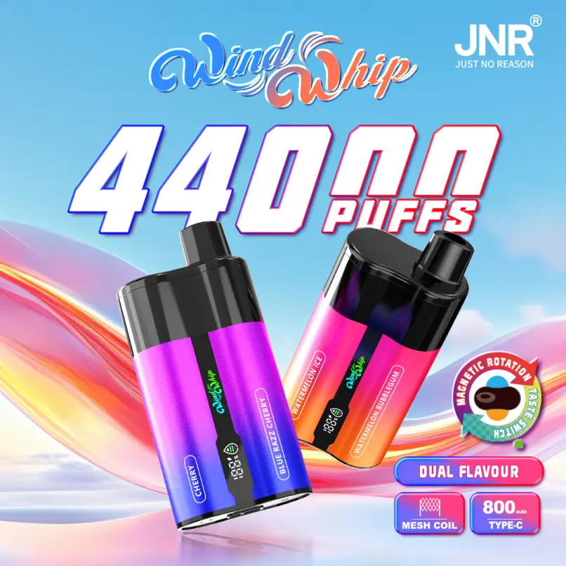 JNR WindWhip 44000 Puffs Dual Flavor 2-in-1 Disposable Vape