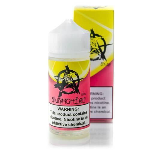 Anarhistliku tubakavaba nikotiini e-vedeliku 100 ml roosa limonaad