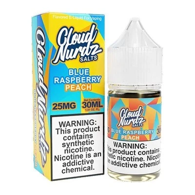 Sinine vaarika virsiku autor Cloud Nurdz TFN soolad 30 ml