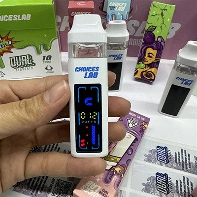 Choice Labs ekraaniga ühekordselt kasutatava vape pliiatsiga