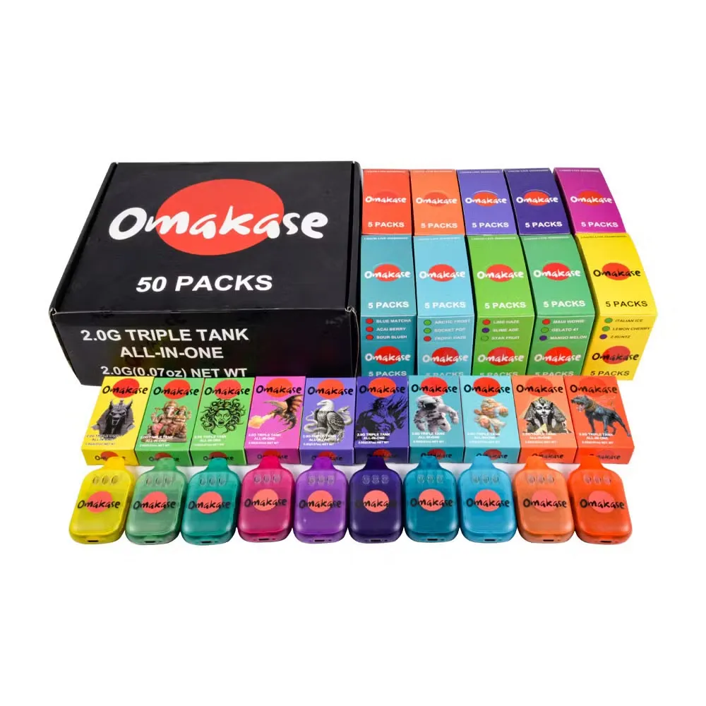 Tühi Omakase 2g ühekordse ekraaniga Vape Pen