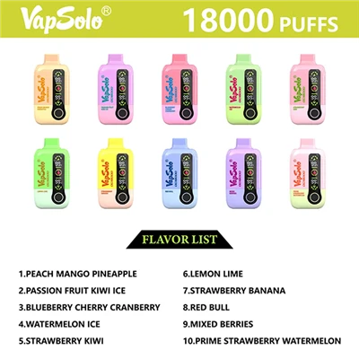 Vapsolo DG18000 Puffs ühekordselt