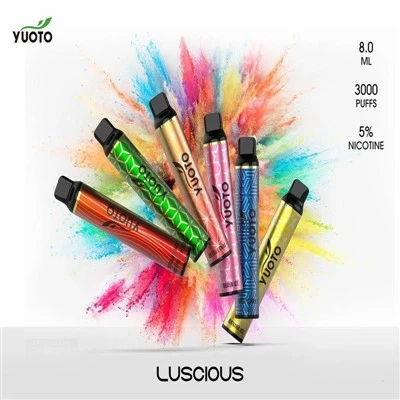 Yuoto lopsakas 3000 puffid ühekordselt kasutatav vape